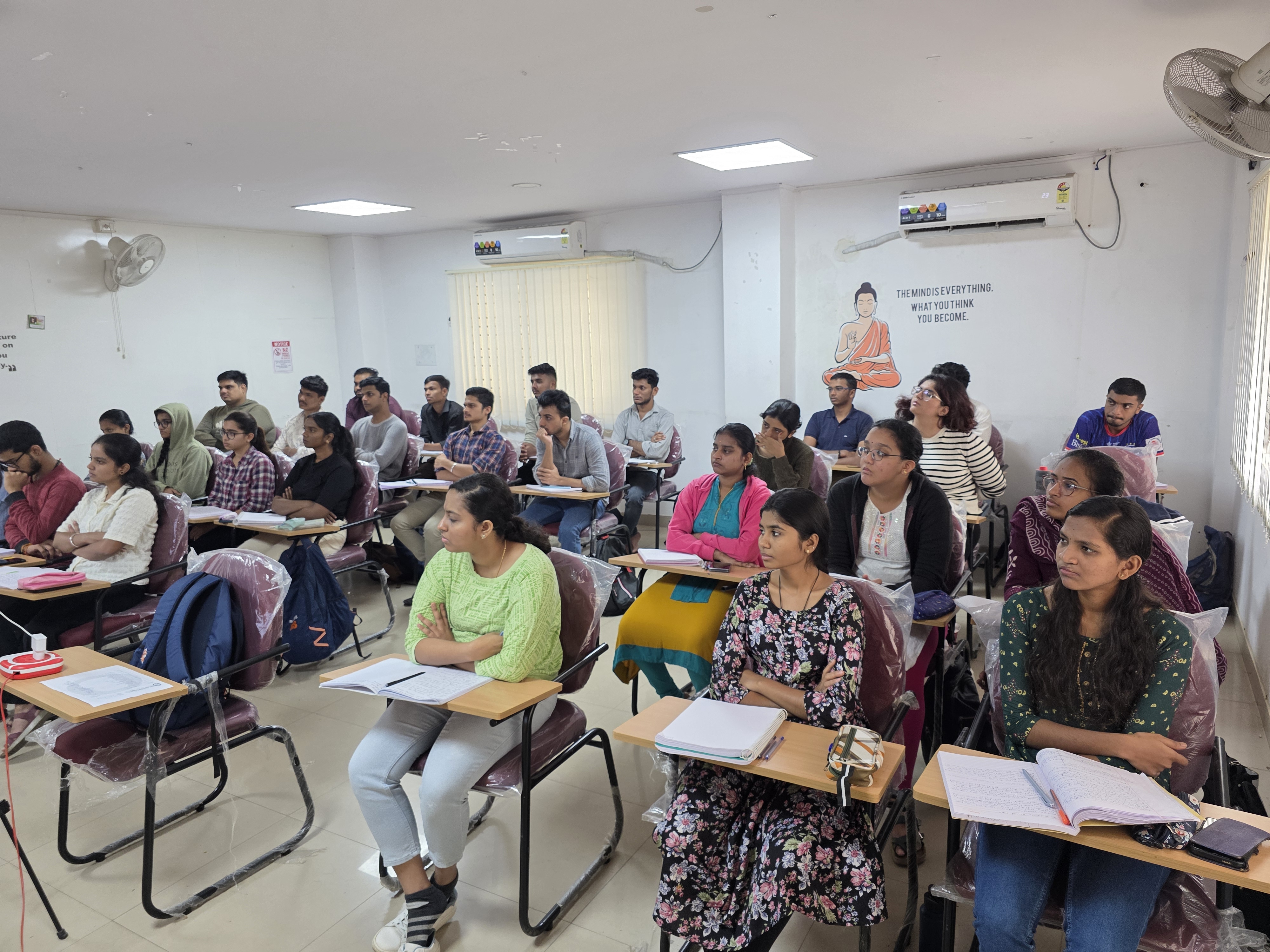 Classroom session at Believers IAS Academy