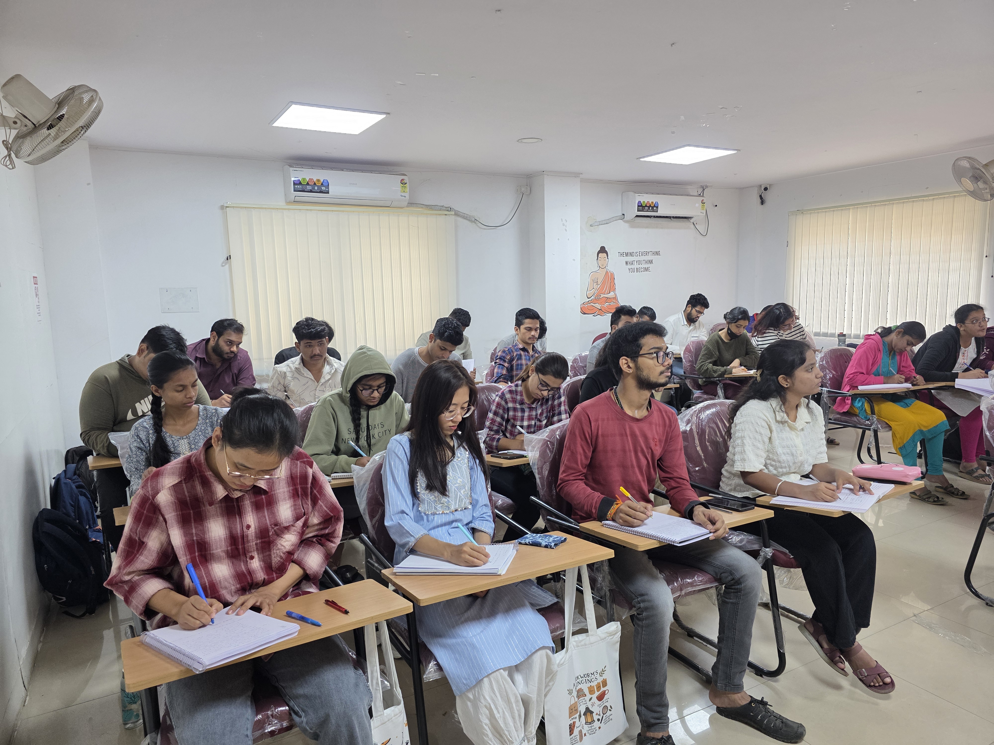Subject-wise classrooms at Believers IAS Academy